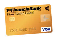 1st Financial Bank USA Visa Gold Card