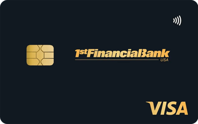 1st Financial Bank USA black credit card